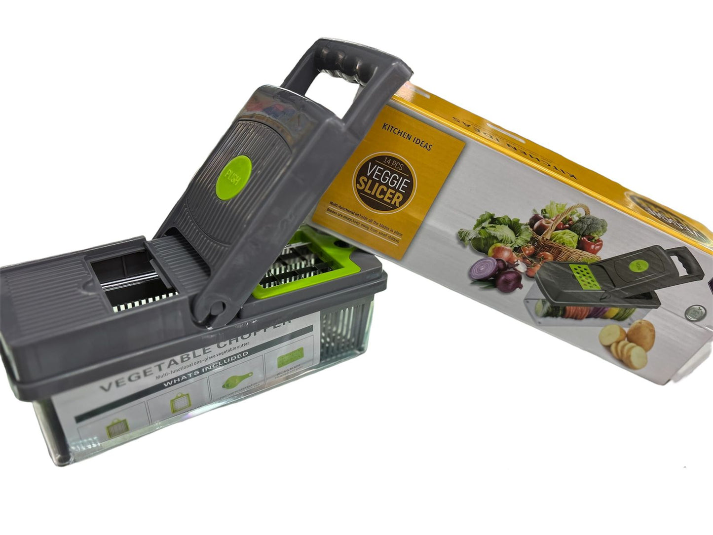 PICADOR DE FRUTAS Y VERDURAS 14 PIEZAS