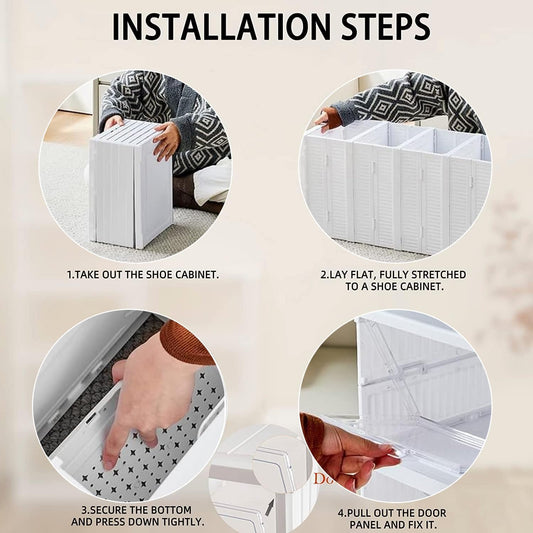 Zapatero con Cubierta 6 Niveles acrilico