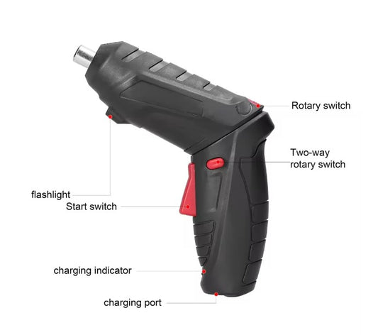 Destornillador Inalámbrico Maleta NEGRO