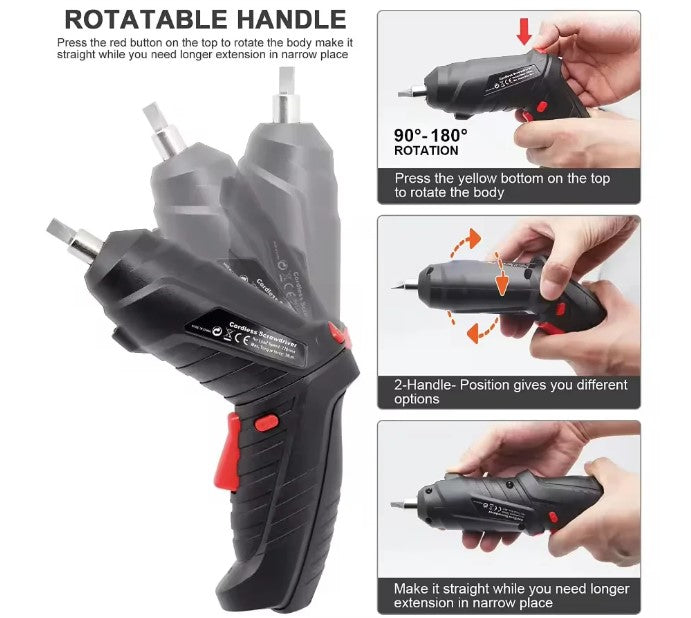 Destornillador Inalámbrico Maleta NEGRO