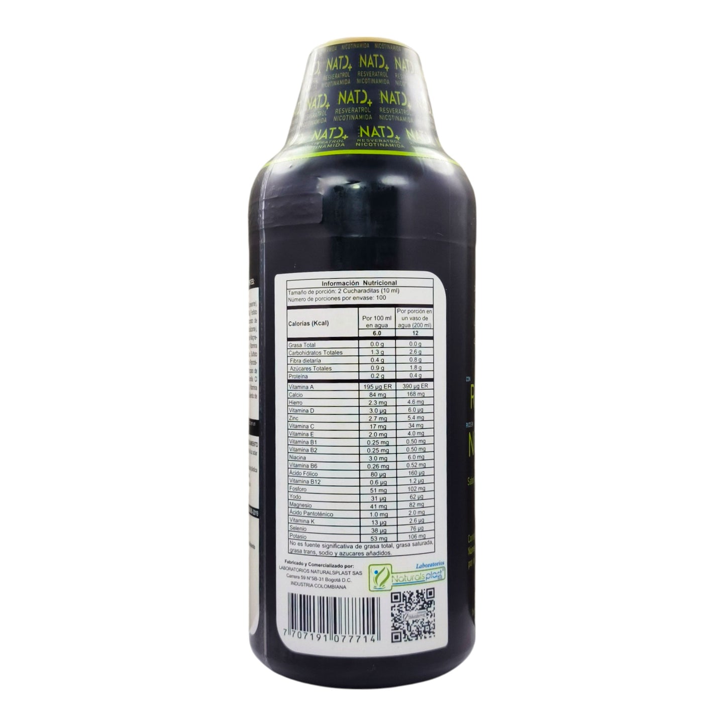 1 LT NAD MAS RESVERATROL Y NICOTINAMIDA