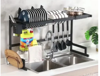 Escurridor platero metálico 2 niveles